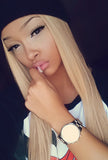 Platinum Blonde Mink Hair- 360 Lace