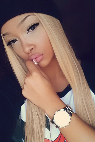 Platinum Blonde Mink Hair- 360 Lace
