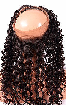 Kash 360 Lace Frontal Band Bohemian Curly-7A