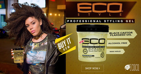 ECOCO GEL-ECO Black Castor & Flaxseed Gel