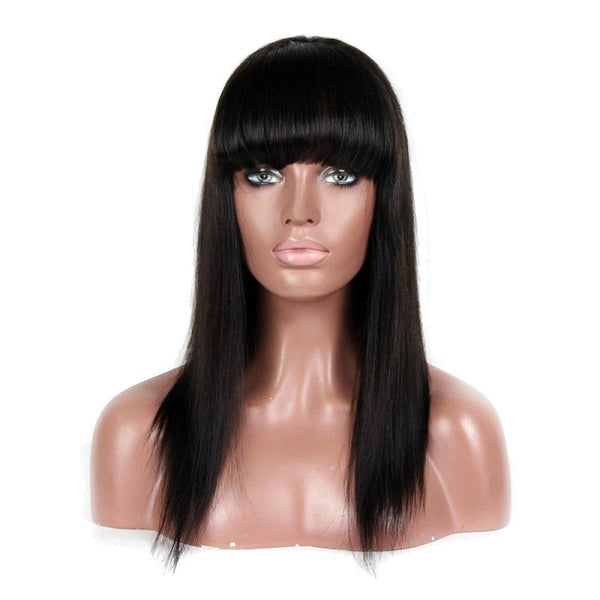 Kash Wig with Bangs-Human Hair